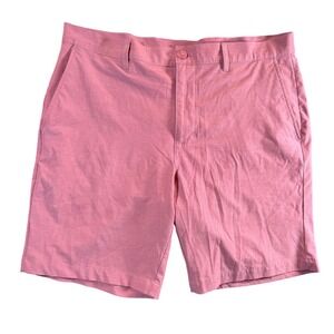 Perry Ellis Golf Shorts Mens 36 Pink Excellent Stretch Performance SU36622
